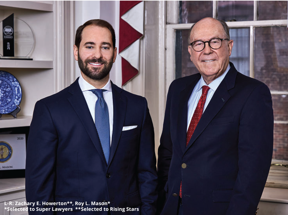 Roy L. Mason and Zachary Howerton Recognized by Super Lawyers 2024